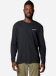 Longsleeve męski Columbia North Cascades Long Sleeve Tee 1834021008 L Czarny (195981693263) - obraz 4