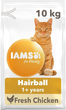 Сухий корм для котів Iams Adult Hairball Control 10 кг (8710255127064) - зображення 1