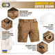 Шорты M-Tac Aggressor Short Coyote Brown XS - изображение 3