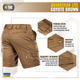 Шорти M-Tac Aggressor Short Coyote Brown M - зображення 5