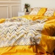 Простынь на резинке Бязь Sun Ray Желтый 90*190&nbsp;высота 25 см - изображение 4