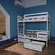 Двухъярусная кровать с ящиками 80x190см - изображение 6