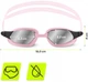 Очки для плавания TSUNAMI Anti-Fog 3 в 1 чехол, беруши и зажим для носа Pink (P-5905973401777) - изображение 2
