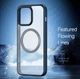 Чохол для iPhone 15 Pro Dux Ducis Aimo Mag Back Cover з Magsafe Матовый Black - зображення 3