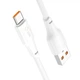 Кабель USB Hoco X93 100W Force USB to Type-C (довжина 1м, 5А, підтримка швидкої зарядки, потужний) - білий - зображення 2