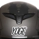 Мотошолом модуляр (flip-up) YOGE Пасть крокодила M-9399-4 (ABS/EPS, розмір M, чорний-сірий) - зображення 15