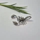 Серебряная подвеска кулон Скорпион в Черных камнях черненное серебро 925 пробы 3195ч 12.40г - изображение 5