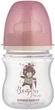 Бутылка антиколиковая Canpol Babies Bonjour Paris с широким отверстием 120 мл Розовая (35/231_pin) - изображение 1