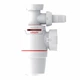 Сифон для раковини WIRQUIN Neo Air 1¼"×Ø40мм з підведенням (9541357) - изображение 1