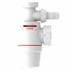 Сифон для кухонної мийки WIRQUIN Neo Air 1½"×Ø40мм з підведенням (9542321) - изображение 1