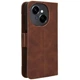 Чохол-книжка з кишеньками Deexe Wallet Stand для TECNO Spark Go 1 - Brown - зображення 6
