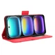 Чехол-книжка с кармашками Deexe Wallet Stand для Infinix Hot 50 - Red - изображение 3