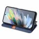 Чохол Deexe Rhombus Wallet для ZTE Blade A75 - Blue - зображення 3