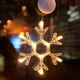 Світлодіодна сніжинка для декору Snowflake 9 LED 18 см - изображение 1