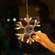 Світлодіодна сніжинка для декору Snowflake 9 LED 18 см - изображение 2