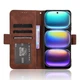 Чохол-книжка з кишеньками Deexe Wallet Stand для Infinix Hot 50 - Brown - зображення 2