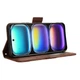 Чохол-книжка з кишеньками Deexe Wallet Stand для Infinix Hot 50 - Brown - зображення 3