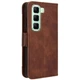 Чохол-книжка з кишеньками Deexe Wallet Stand для Infinix Hot 50 - Brown - зображення 6