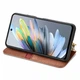 Чехол Deexe Rhombus Wallet для ZTE Blade A75 - Brown - изображение 3