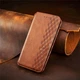 Чехол Deexe Rhombus Wallet для ZTE Blade A75 - Brown - изображение 6