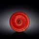 Тарілка десертна Wilmax Spiral Red WL-669212/A (20.5см) - зображення 1