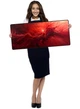 Игровая поверхность (Коврик для мышки) SHLab Red Space SHM-1049 (70x30 см) (38017) - изображение 2