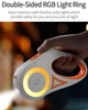 Автоматичний висувний повідець для собак та котів Rojeco (3 м, до 15 кг) LED Light помаранчевий - зображення 7