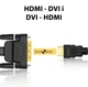 Двонаправлений адаптер-перехідник DVI - HDMI, кабель M/F з підтримкою 4K, 0.3 м, чорний (92337864) - зображення 3