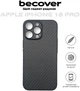 Чехол для смартфона BeCover Carbonite Case MagSafe для Apple iPhone 16 Pro Black (BC_712068) - изображение 4