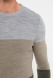 Мужской свитер LC Waikikiki в полоску 3XL Хаки (LCWKnitwear-8624) - изображение 2