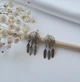 Серебряные сережки (пара) серьги без камней Ловец Снов чорнене серебро 925 22018 3.60г - изображение 3