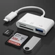 Кардридер перехідник SUNROZ для Type-C на USB та SD/TF Card Адаптер для USB-C на флешку та SD TF (A-485700) - зображення 3