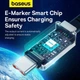 Кабель Type-C на Type-C з підсвіткою Baseus Unbreakable Aramid Series Fast Charging (2m, 100W, 5A). Stellar White - зображення 7