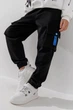 Джинсы Joggers для мальчика MOYABERLA 2622 116 см Черный - изображение 1