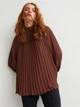 Блузка женская H&M 061012744_brown S Коричневая (6666000333988) - изображение 1