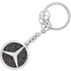 Брелок Mercedes-Benz Original Key Ring Saint-Tropez Silver/Black - зображення 2