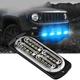 Світлодіодний стробоскоп синій 20 LED 12-24V проблисковий маячок додатковий 1шт. - зображення 1