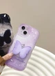 Панель Butterflies із підставкою для Apple Iphone 12 Pro Violet - зображення 8