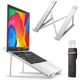 Подставка для ноутбука Choetech Foldable 90-136mm Laptop до 15.6" stand Silver (H055-SL) - изображение 2