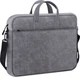Сумка для ноутбука 15.6'' Defender Solid PU шкіра, кишеня, сіра - изображение 2