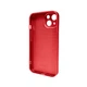 Защитный чехол-накладка AG Glass Matt Frame для Apple iPhone 14 Coke Red (AGMattFrameiP14Red) - изображение 2
