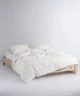 Постельное белье Limasso Stonewashed 200 х 220 см Point Snow White - изображение 1