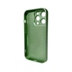 Захисний чохол-накладка AG Glass Matt Frame Color Logo для Apple iPhone 14 Pro Light Green (AGMattFrameiP14PLGreen) - зображення 2