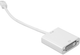 Адаптер Sharkoon mini DisplayPort 1.2 - DVI-D M/F White (4044951017386) - зображення 1