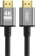 Кабель XO GB017A-HDMI v2.0 3 м Black (GB017A-HDMI.tranish) - изображение 1