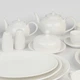 Масленка МВМ MY HOME 15.1x9.1 см "ЖЕМЧУЖИНА" фарфор Белый (KP-107 WHITE) - изображение 8