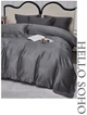 Комплект постільної білизни SOHO Євро Boutique Сircle Grey Сатин жакард (A130086) - зображення 1