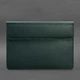 Шкіряний чохол-конверт BN на магнітах для MacBook 13, зелений - изображение 1