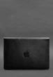 Шкіряний чохол-конверт BN на магнітах для MacBook Air / Pro 13, чорний - изображение 4