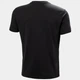 Футболка хлопковая длинная мужская Helly Hansen 53285-990 2XL Черная с принтом (7040056874340) - изображение 5